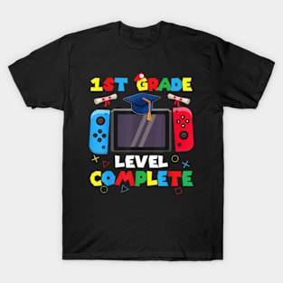 1St Grade Level Complete Graduation Class Of 2024 Boys Gamer T-Shirt